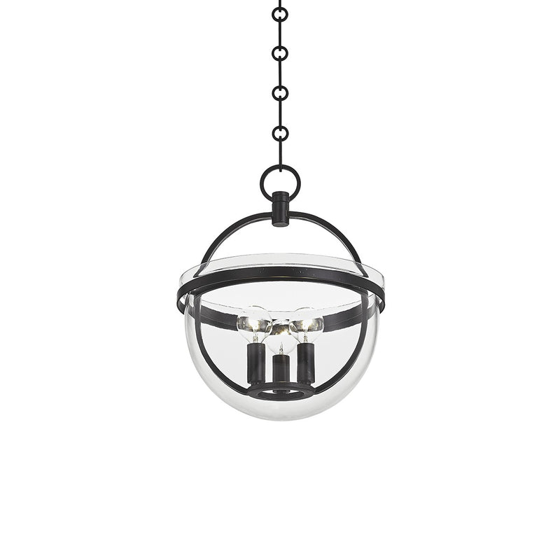 Hudson Valley 3315-AI Three Light Lantern, Aged Iron