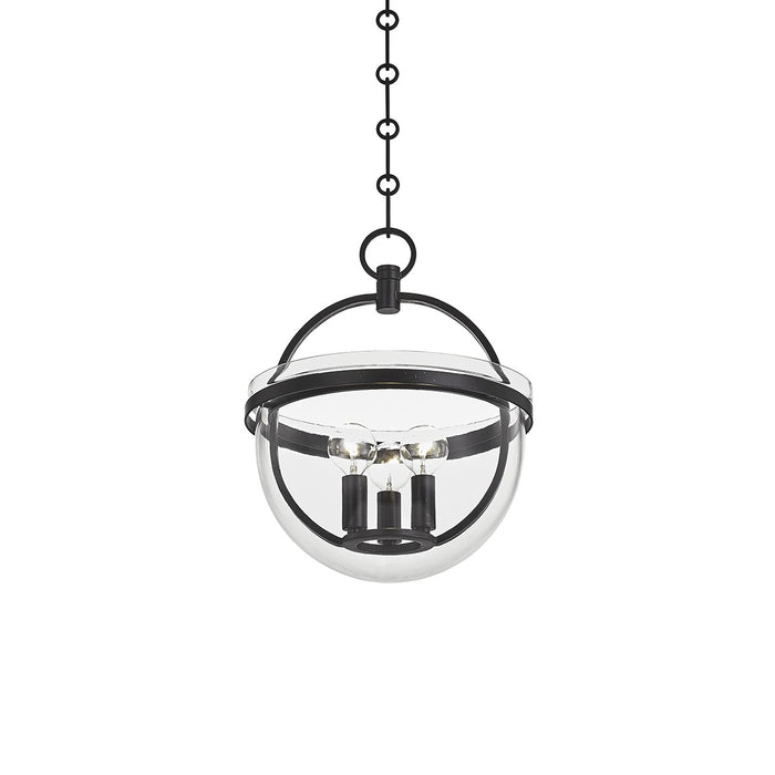 Hudson Valley 3315-AI Three Light Lantern, Aged Iron