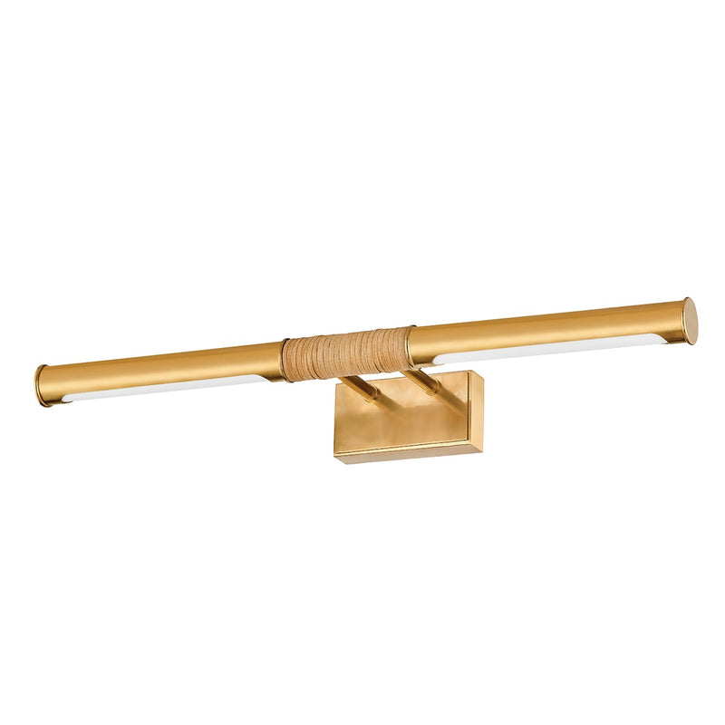 Hudson Valley 3524-AGB LED Picture Light, Aged Brass