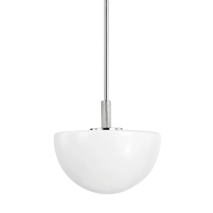 Hudson Valley 5915-PN One Light Pendant, Polished Nickel