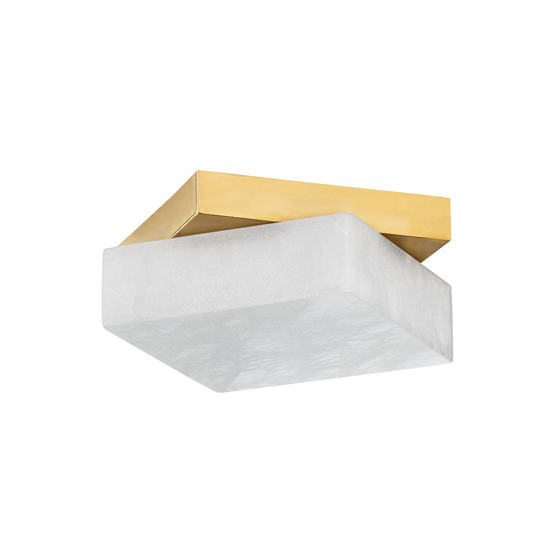 Hudson Valley 6612-AGB LED Flush Mount, Aged Brass