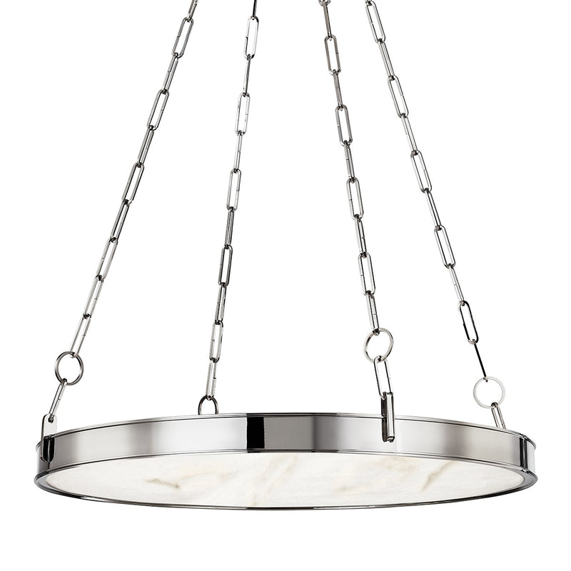 Hudson Valley 7230-PN LED Chandelier, Polished Nickel