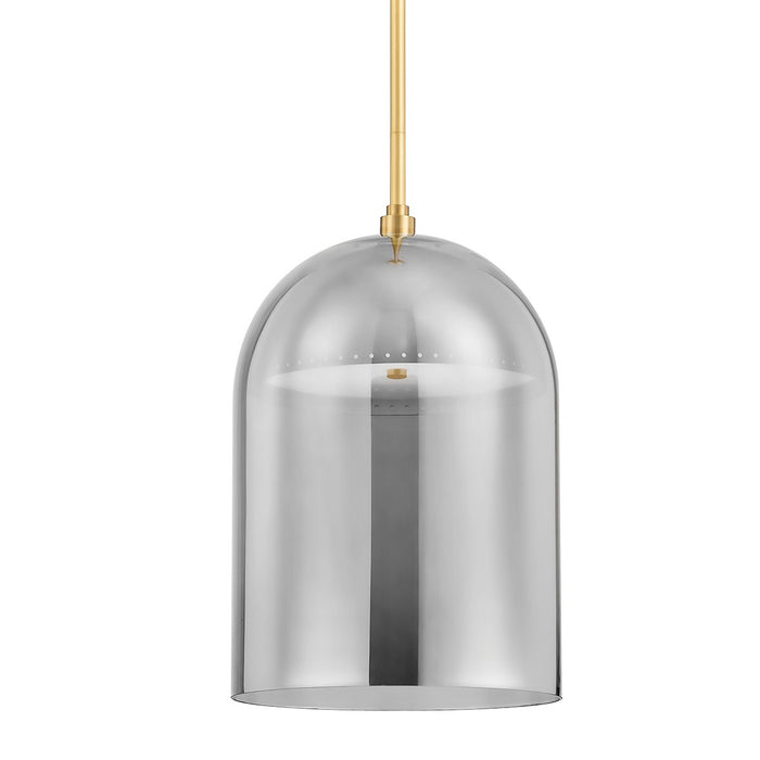 Hudson Valley 8713-AGB LED Pendant, Aged Brass