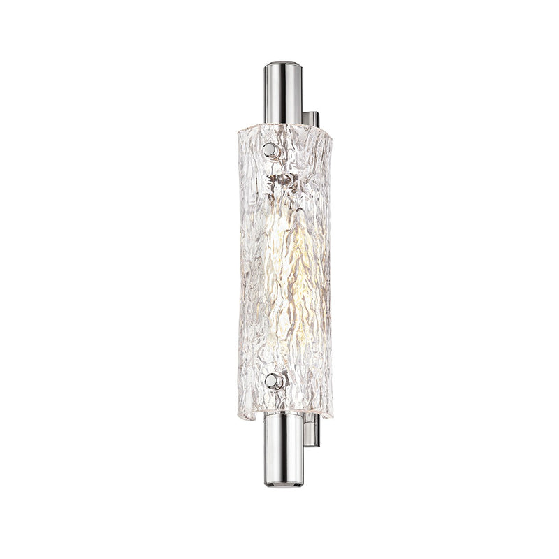 Hudson Valley 8918-PN One Light Wall Sconce, Polished Nickel
