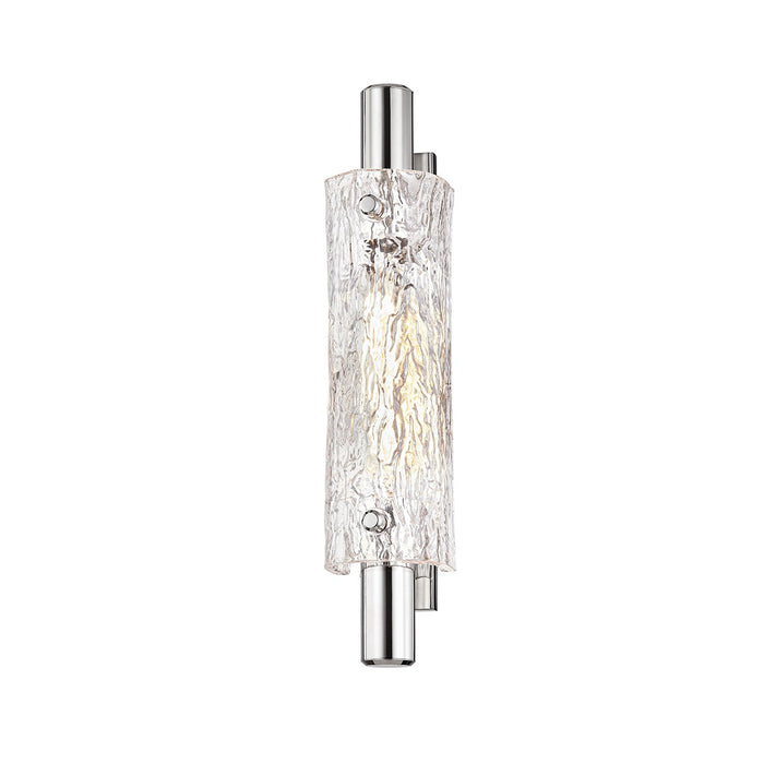 Hudson Valley 8918-PN One Light Wall Sconce, Polished Nickel