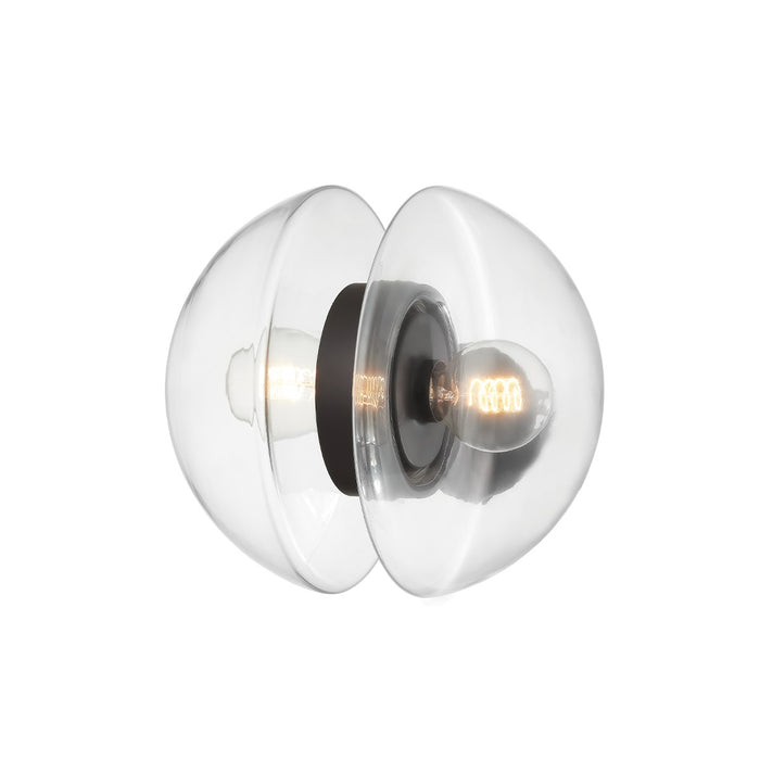 Hudson Valley 9403-BBR Two Light Wall Sconce, Black Brass