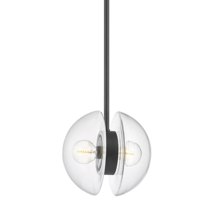 Hudson Valley 9412-BBR Two Light Pendant, Black Brass