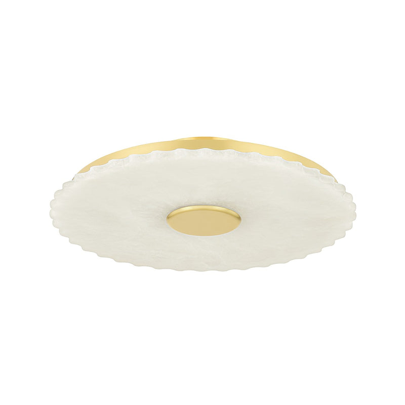 Hudson Valley 9500-AGB LED Flush Mount, Aged Brass