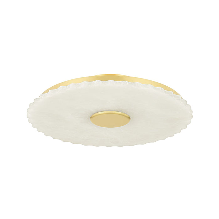 Hudson Valley 9500-AGB LED Flush Mount, Aged Brass