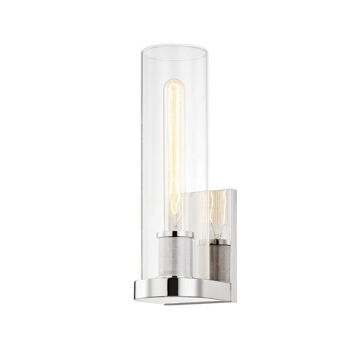 Hudson Valley 9700-PN One Light Wall Sconce, Polished Nickel