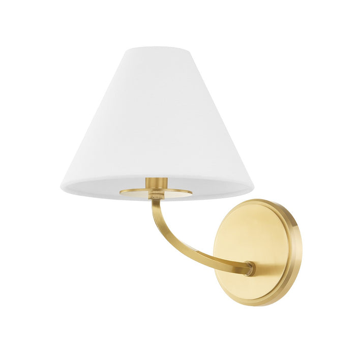 Hudson Valley BKO900-AGB One Light Wall Sconce, Aged Brass