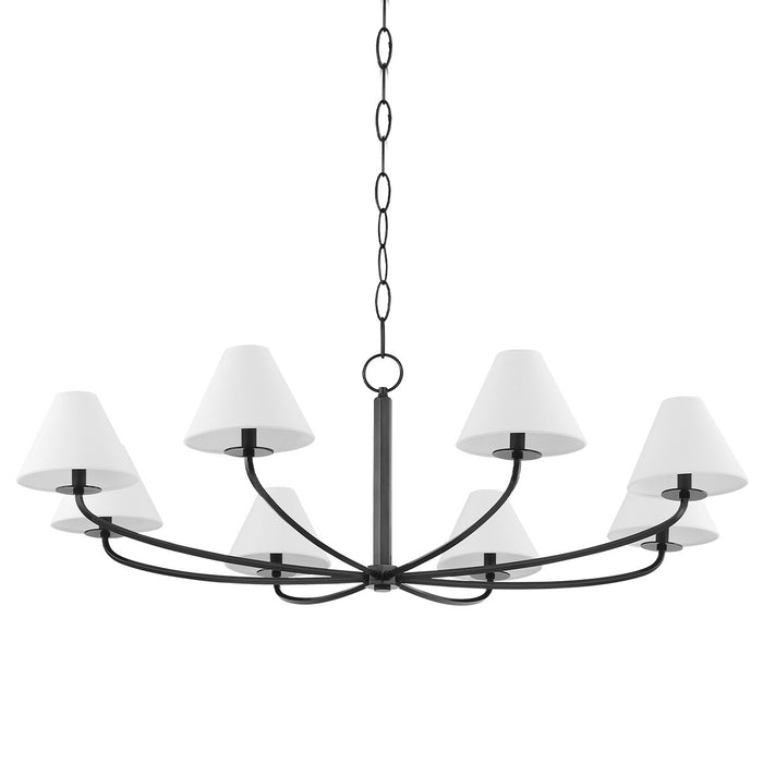 Hudson Valley BKO902-OB Eight Light Chandelier, Old Bronze