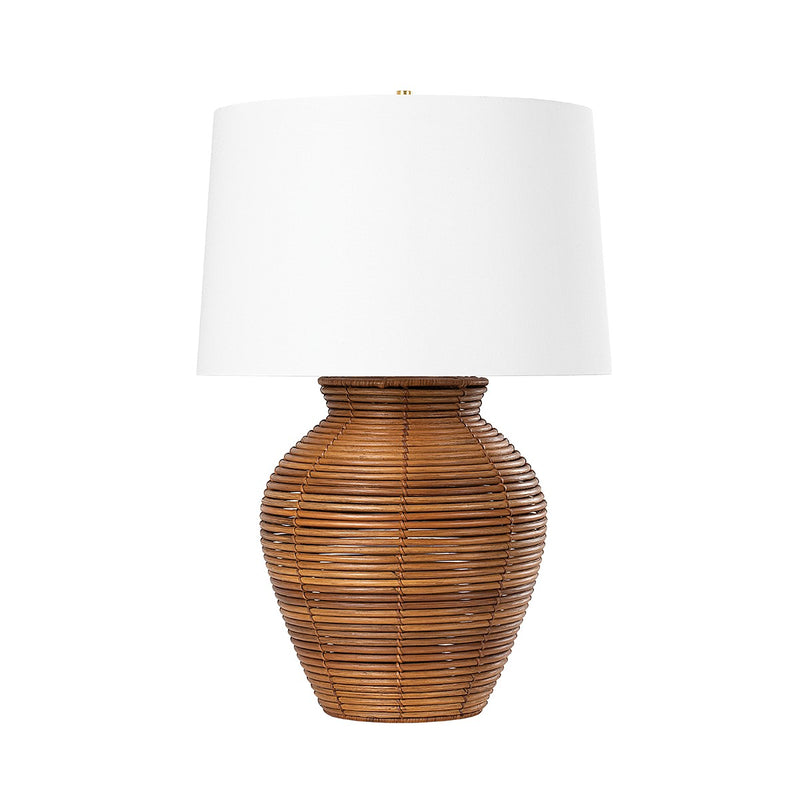 Hudson Valley L1877-VGL One Light Table Lamp, Vintage Gold Leaf
