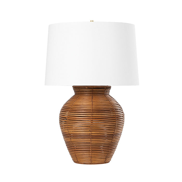 Hudson Valley L1877-VGL One Light Table Lamp, Vintage Gold Leaf