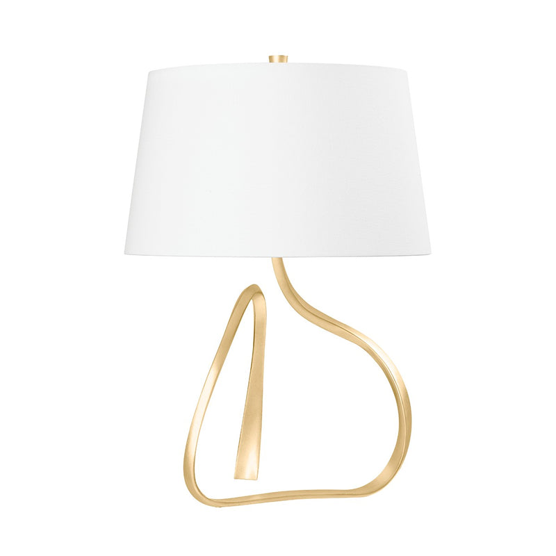 Hudson Valley L2018-VGL One Light Table Lamp, Vintage Gold Leaf