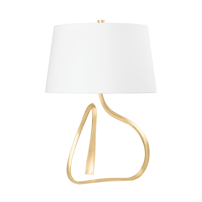 Hudson Valley L2018-VGL One Light Table Lamp, Vintage Gold Leaf