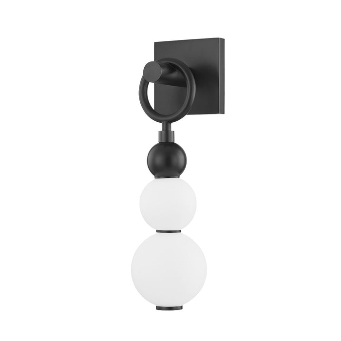 Hudson Valley PI1890101-BBR LED Wall Sconce, Black Brass