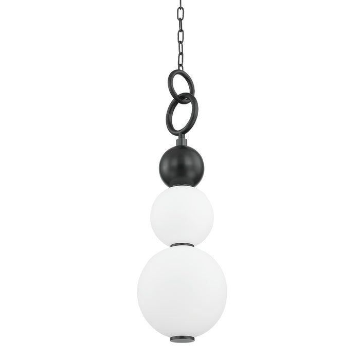 Hudson Valley PI1890701-BBR LED Pendant, Black Brass