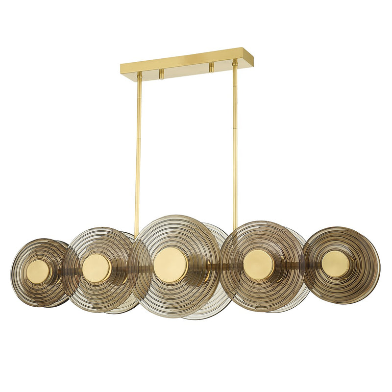 Hudson Valley PI1892910-AGB LED Island Pendant, Aged Brass