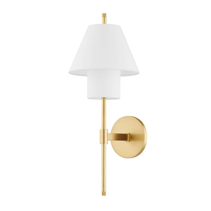 Hudson Valley PI1899101-AGB One Light Wall Sconce, Aged Brass