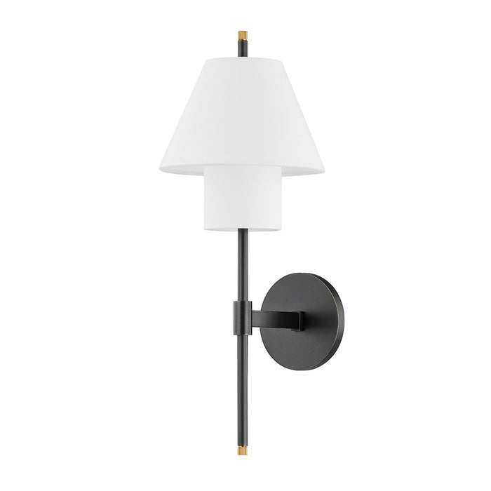Hudson Valley PI1899101-AGB/DB One Light Wall Sconce, Aged Brass