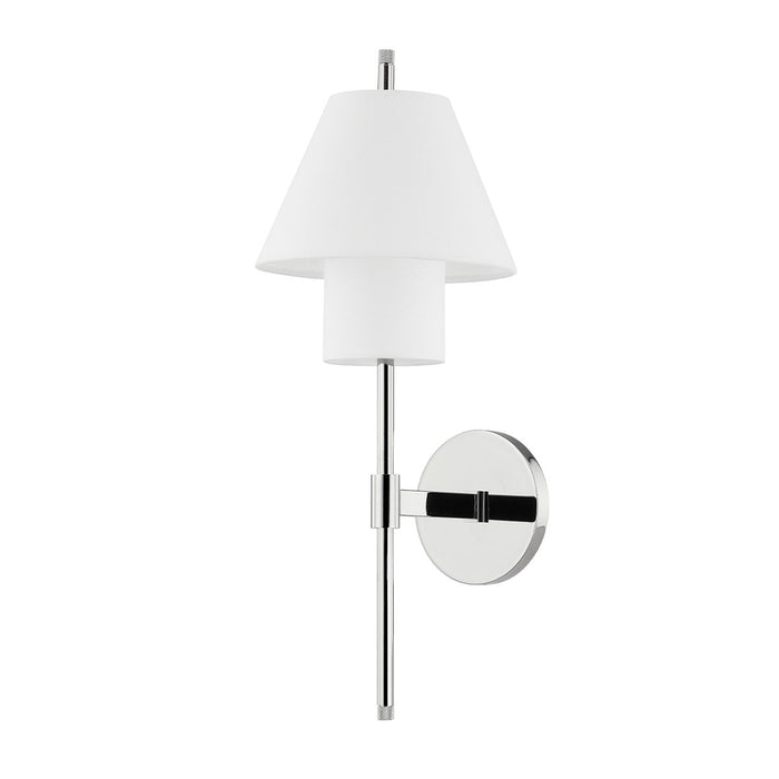 Hudson Valley PI1899101-PN One Light Wall Sconce, Polished Nickel