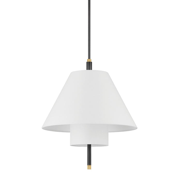 Hudson Valley PI1899701-AGB/DB One Light Pendant, Aged Brass