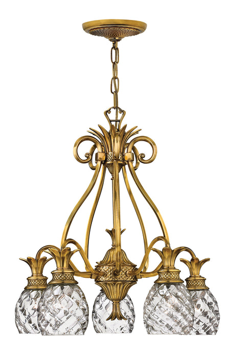 Hinkley 4885BB LED Foyer Pendant, Burnished Brass