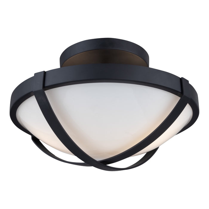 Artcraft AC11703BK Two Light Flush Mount, Black