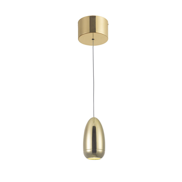 Artcraft AC6650GD LED Pendant, Gold