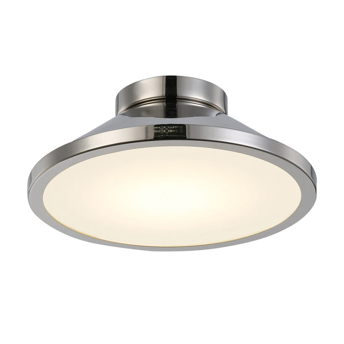 Artcraft AC7021PN LED Flush Mount, Nickel