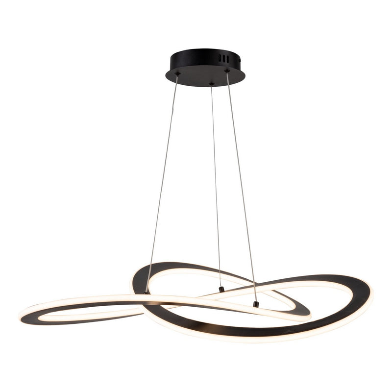 Artcraft AC7079BK LED Chandelier, Black