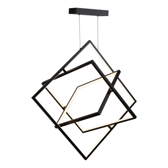 Artcraft AC7624BK LED Chandelier, Black