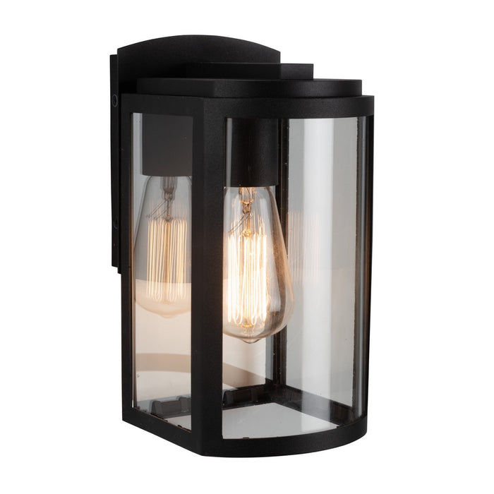 Artcraft AC8690BK One Light Outdoor Wall Mount, Matte Black