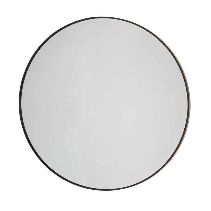 Artcraft AM326 LED Wall Mirror, Matte Black