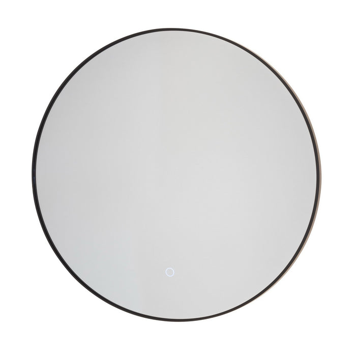 Artcraft AM326 LED Wall Mirror, Matte Black