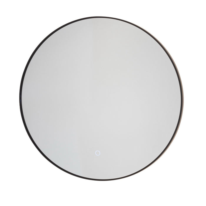 Artcraft AM327 LED Wall Mirror, Matte Black
