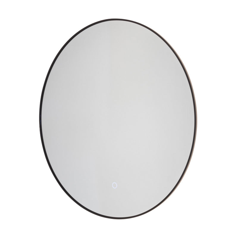 Artcraft AM327 LED Wall Mirror, Matte Black