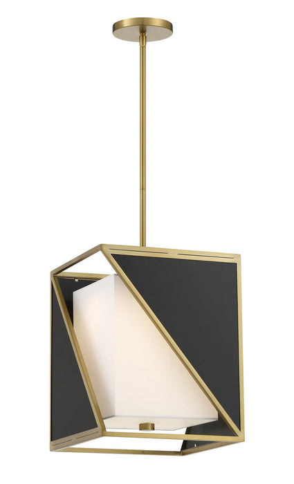 Metropolitan N7532-726-L LED Pendant, Coal And Soft Brass
