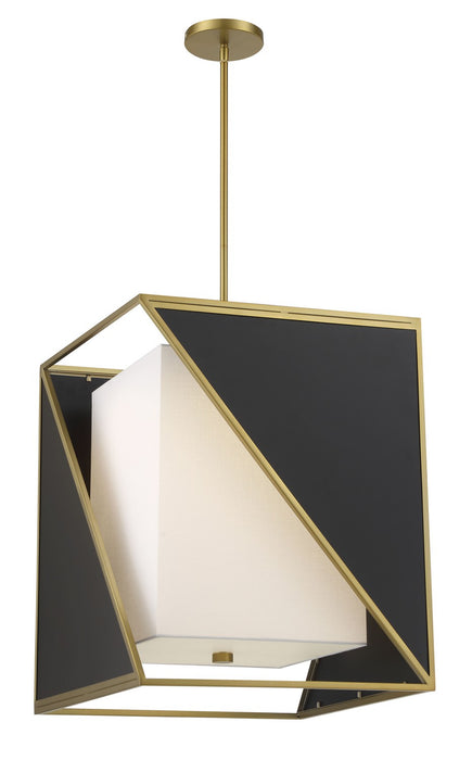 Metropolitan N7534-726-L LED Pendant, Coal And Soft Brass