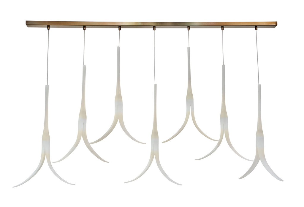 Metropolitan N9407 Seven Light Island Pendant, Light Gold