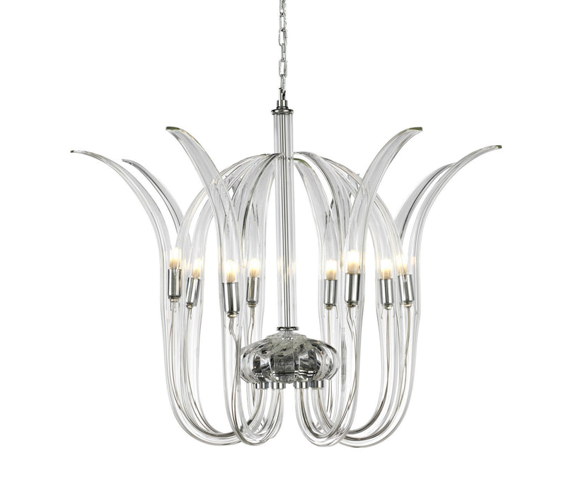 Metropolitan N9438 Eight Light Pendant, Polished Nickel