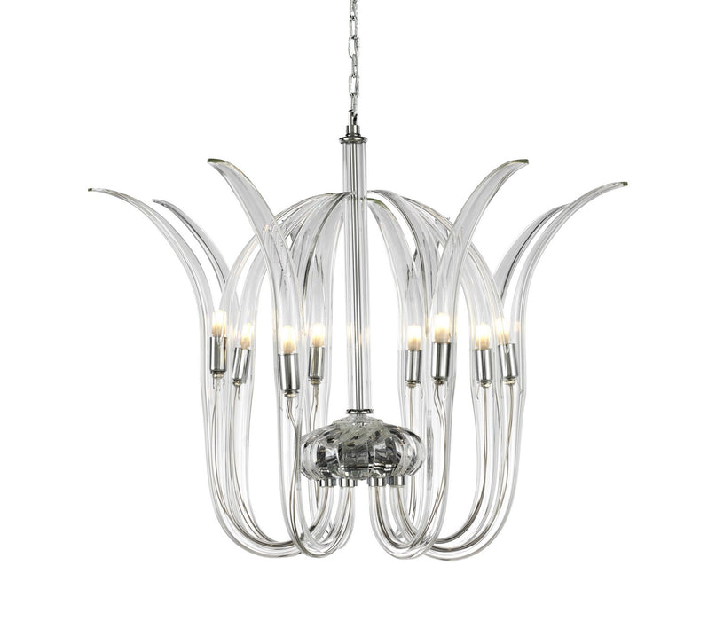 Metropolitan N9438 Eight Light Pendant, Polished Nickel