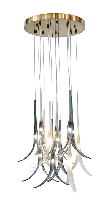 Metropolitan N9493 13 Light Pendant, Light Gold