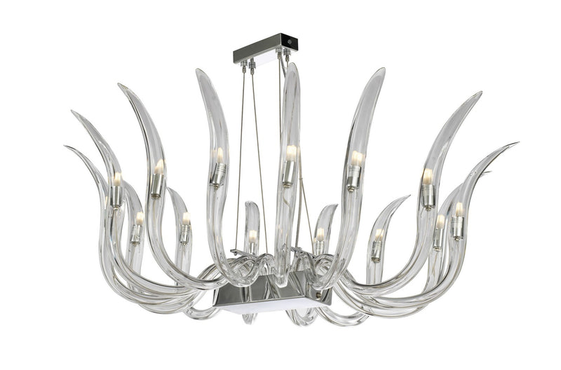 Metropolitan N9914 14 Light Pendant, Polished Nickel