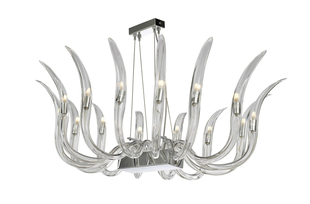 Metropolitan N9914 14 Light Pendant, Polished Nickel