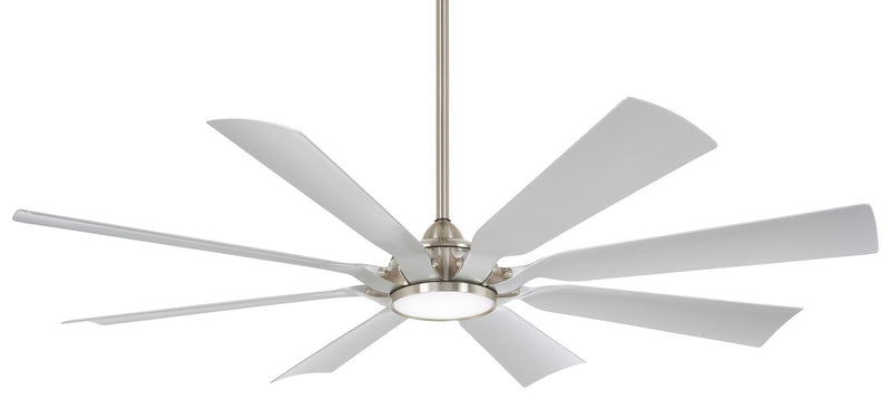 Minka Aire F756L-BNW 65" Ceiling Fan, Brushed Nickel Wet