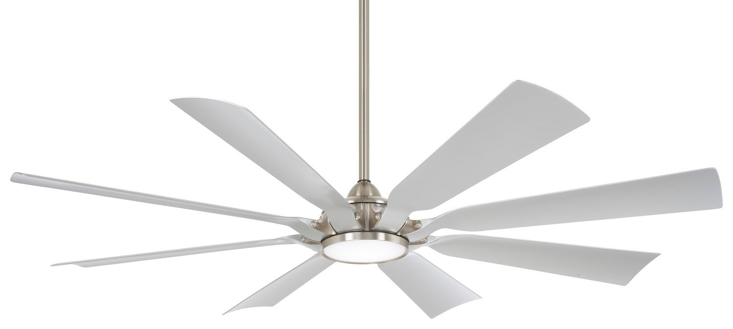 Minka Aire F756L-BNW 65" Ceiling Fan, Brushed Nickel Wet