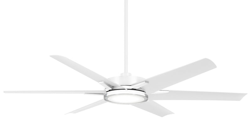 Minka Aire F866L-WHF 65" Ceiling Fan, Flat White