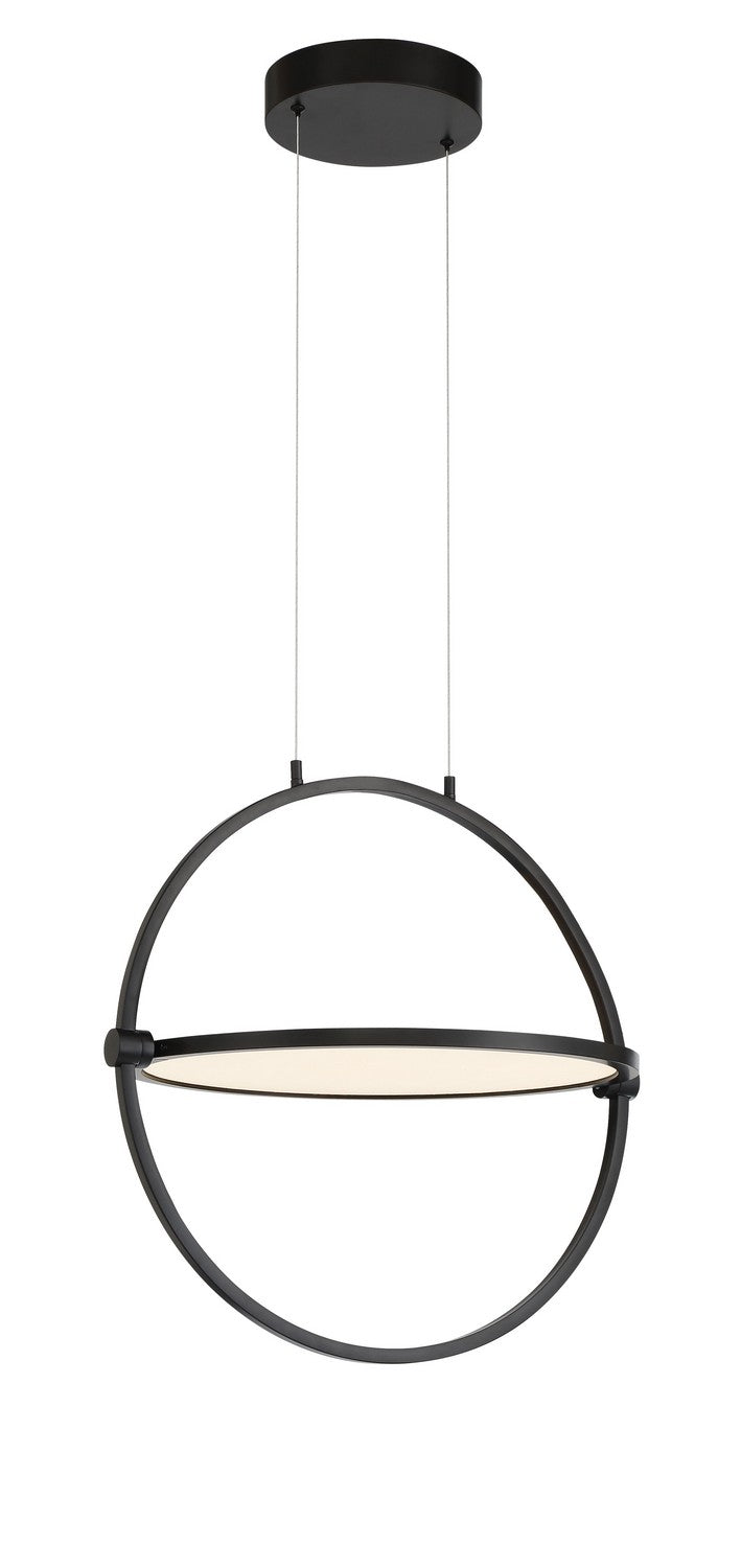 George Kovacs P5541-66A-L LED Pendant, Coal